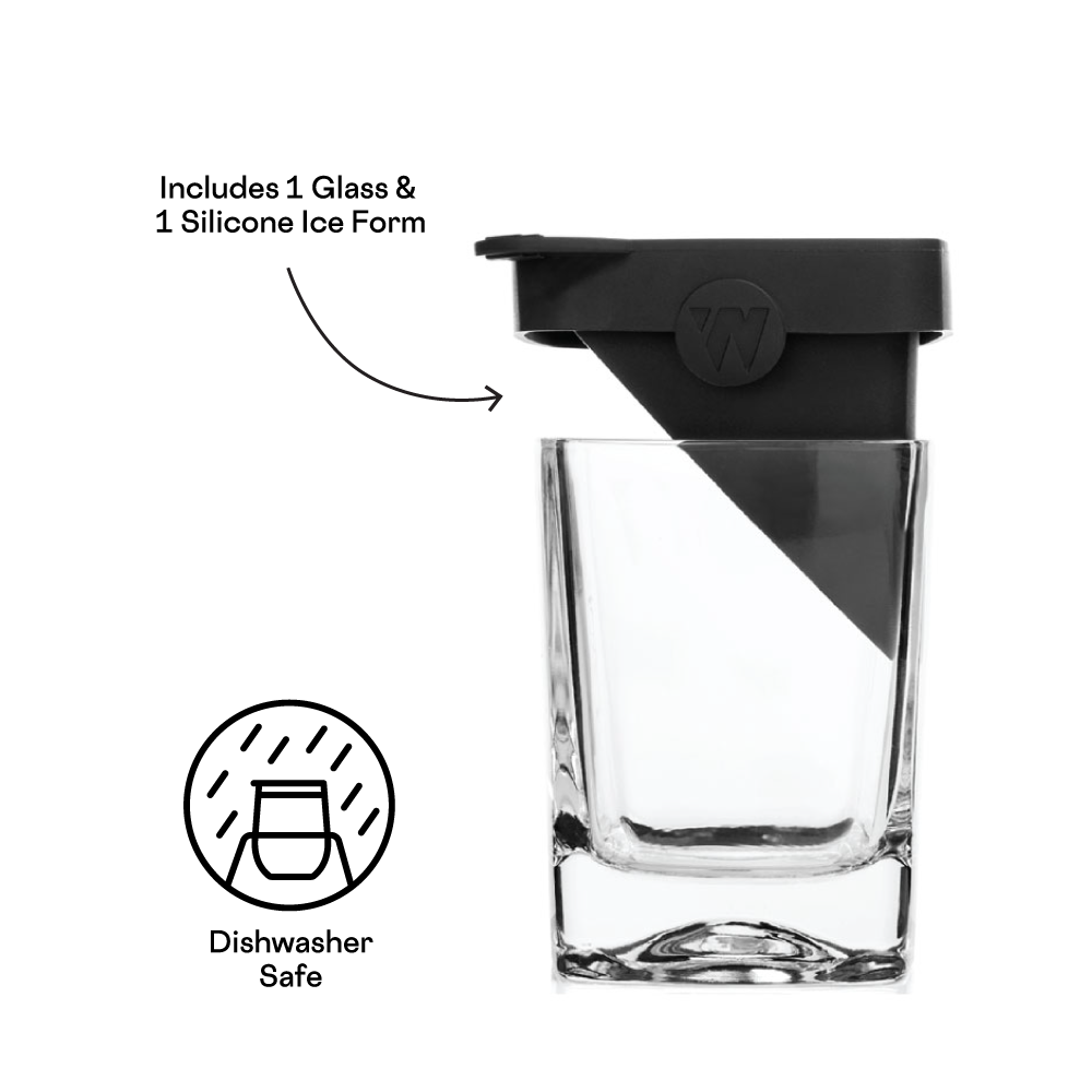 Whiskey Wedge + Cigar Glass Bundle - Essential Fresh Pack Set